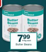 Housebrand Butter Beans-410g Each