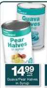Housebrand Guava/ Pear Halves In Syrup-410g Each