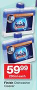 Finish Dishwasher Cleaner-250ml Each