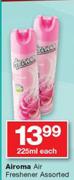 Airoma Air Freshener-225ml Each