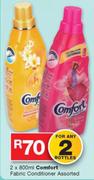 Comfort Fabric Conditioner-2x800ml Bottles