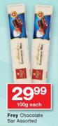 Frey Chocolate Bar-100g Each