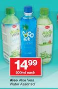 Aleo Aloe Vera Water Assorted-500ml Each