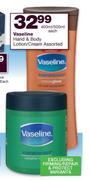 Vaseline Hand & Body Lotion/Cream Assorted-400ml/500ml Each