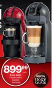 Dolce Gusto Piccolo Coffee Machine Red/Black-Each