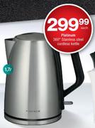 Platinum 360 Degree Stainless Steel Cordless Kettle-Each