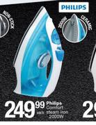Philips 2000W Ceramic Comfort Steam Iron-Each