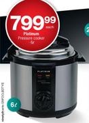 Platinum 6Ltr Pressure Cooker-Each