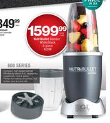 Nutribullet Blender 8 Piece 600W White/Black-Per Set