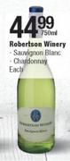 Robertson Winery Sauvignon Blanc/Chardonnay-750ml Each