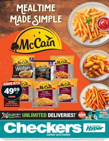 Checkers Gauteng, Brits, Klerksdorp, Limpopo, Mpumalanga, North West, Potchefstroom & Rustenburg : McCain Promotion (25 November - 08 December 2024)