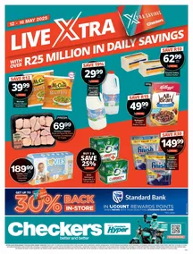 Checkers Gauteng, Brits, Klerksdorp, Limpopo, Mpumalanga, North West, Potchefstroom & Rustenburg : Live Xtra (12 May - 18 May 2025)