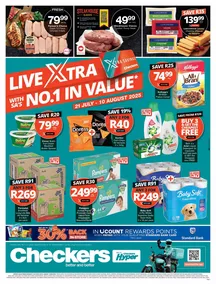Checkers Gauteng, Brits, Klerksdorp, Limpopo, Mpumalanga, North West, Potchefstroom & Rustenburg : Live Xtra (21 July - 10 August 2025)