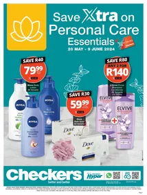 Checkers Gauteng, Brits, Klerksdorp, Limpopo, Mpumalanga, North West, Potchefstroom & Rustenburg : Personal Care Essentials (20 May - 9 June 2024)
