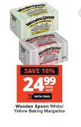 Wooden Spoon White/Yellow Baking Margarine
