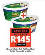 Clover Butro Full Fat Modified Butter Spread-2 x 500g