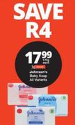 Johnson's Baby Soap (All Variants)-175g Each