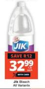 Jik Bleach (All Variants)-1.5L Each