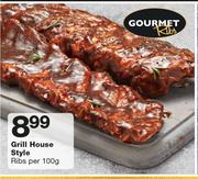 Grill House Style Ribs-Per 100g