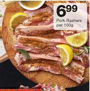 Pork Rashers-Per 100g
