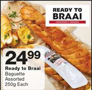 Ready To Braai Baguette Assorted-250g Each