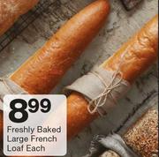 Freshly Baked Large French Loaf-Each