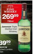 Jameson Triple Distilled Irish Whiskey-750ml