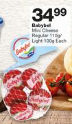 Babybel Mini Cheese Regular-110g/Light-100g Each