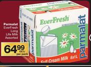 Parmalat Ever Fresh Long Life Milk Assorted-6 x 1Ltr Per Pack