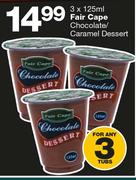 Fair Cape Chocolate/Caramel Dessert-3 x 125ml