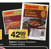 Eskort Cheese Russians/Cheese Grillers-500g Each