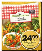 Natures Garden Mixed Vegetables-1Kg Each
