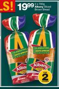 Albany Sliced Brown Bread-2 x 700g