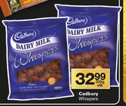 Cadbury Whispers-200g Elk