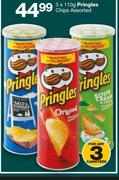 Pringles Chips Assorted-3 x 110g