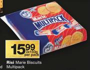 Risi Marie Biscuits Multipack-3 x 150g Per Pack