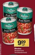 Rhodes Braaimoor Verskeidenheid-410g Elk