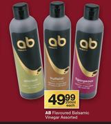 AB Flavoured Balsamic Vinegar Assorted-250ml Each49.99