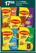Maggi 2 Minute Noodles Assorted-5 x 73g