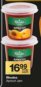 Rhodes Apricot Jam-600g Each