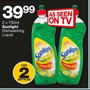 Sunlight Dishwashing Liquid-2 x 750ml