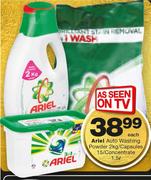 Ariel Auto Washing Powder-2Kg/Capsules 15/Concentrate-1.5Ltr Each