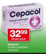 Cepacol Throat Lozenges Assorted-24 Per Pack
