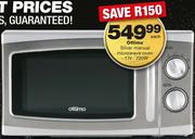 Ottimo Silver Manual Microwave Oven-17Ltr 700W Each 