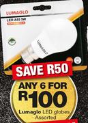 Lumaglo LED Globes Assorted-For 6