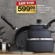 Inferna Cast Aluminium Cookware Set 7 Piece-Per Set