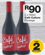 Cafe Culture Pinotage-2 x 750ml