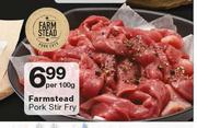 Farmstead Pork Stir Fry-Per 100g