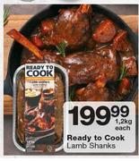 Ready To Cook Lamb Shanks-1.2kg Each