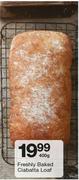 Freshly Baked Ciabatta Loaf-400g